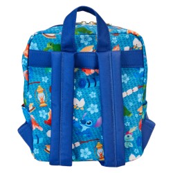 Loungefly Disney Stitch Camping Cuties Nylon Mini Backpack WDBK3646